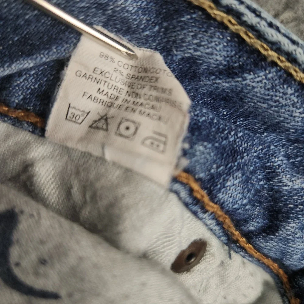 Vintage Silver Jean Co Jeans Womens 12/14 W32 Low Rise Hip Hug Bootcut Flare Y2K